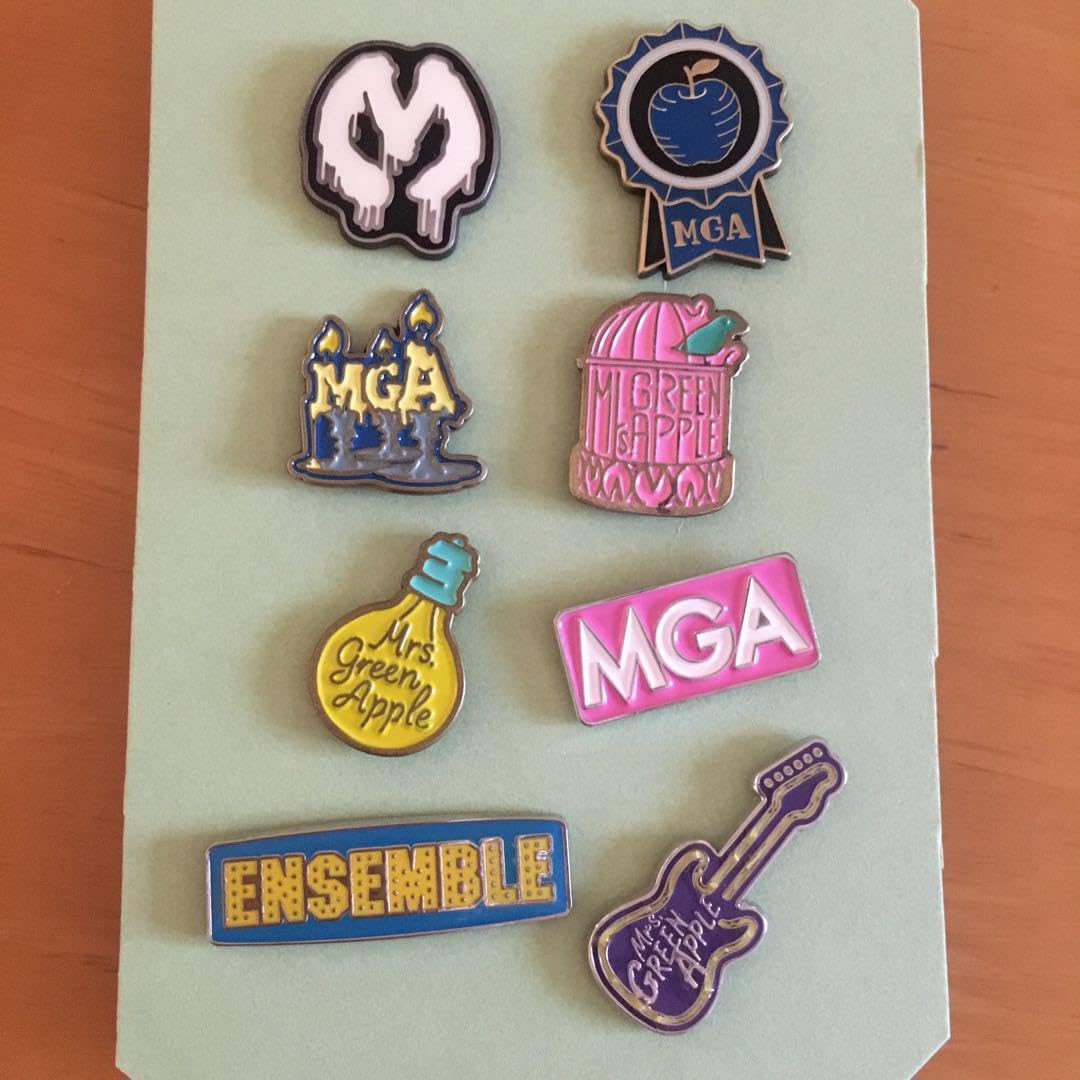 激レア Mrs. GREEN APPLE Ensemble ピンバッジ 台紙付き 2025年最新