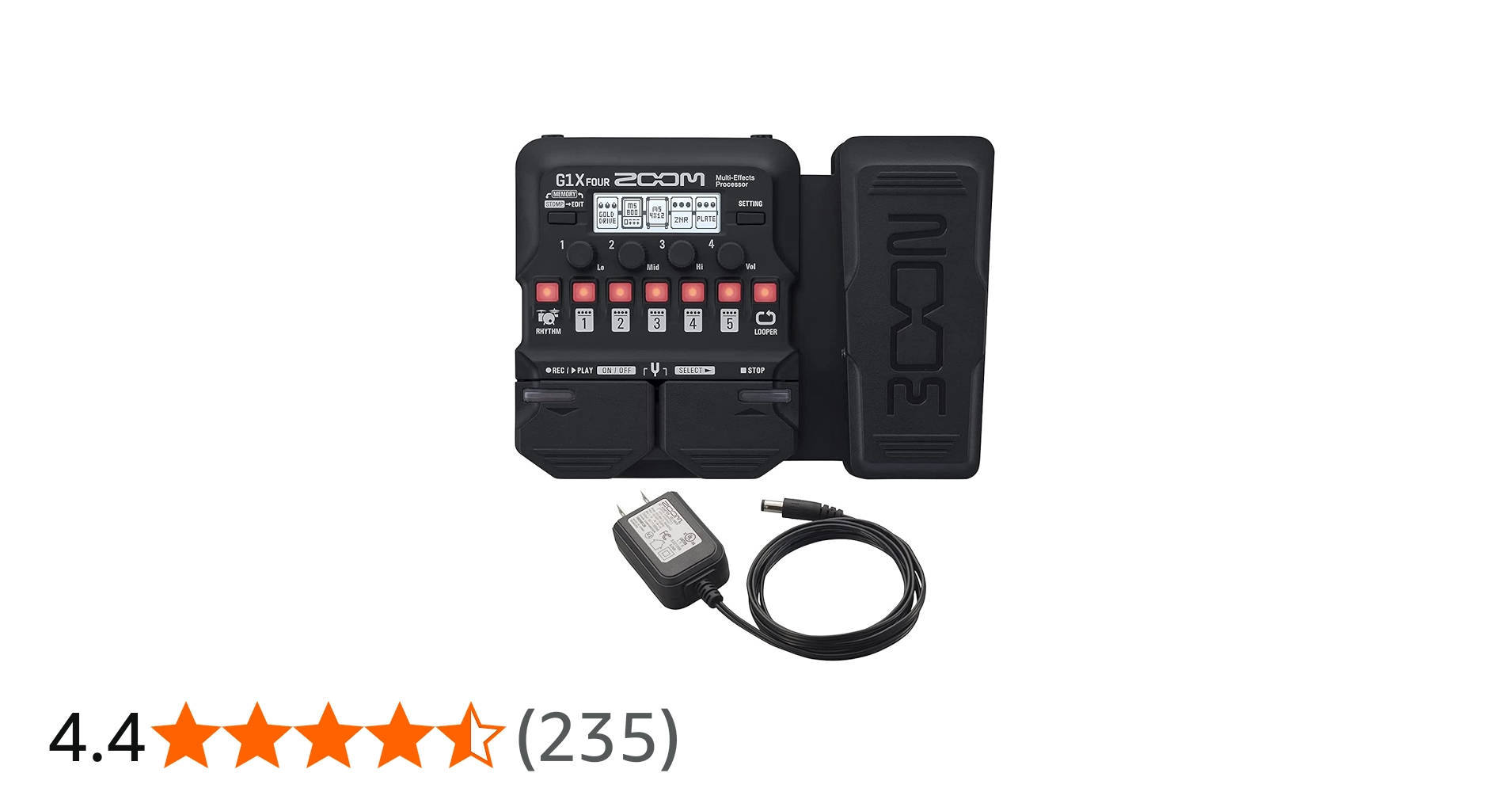 Amazon | ZOOM / G1X FOUR -純正ACアダプター付- ギター用マルチ