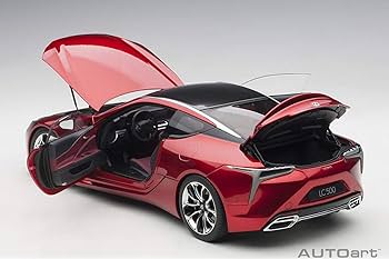 Amazon | AUTOart 1/18 レクサス LC500 メタリックレッド インテリア