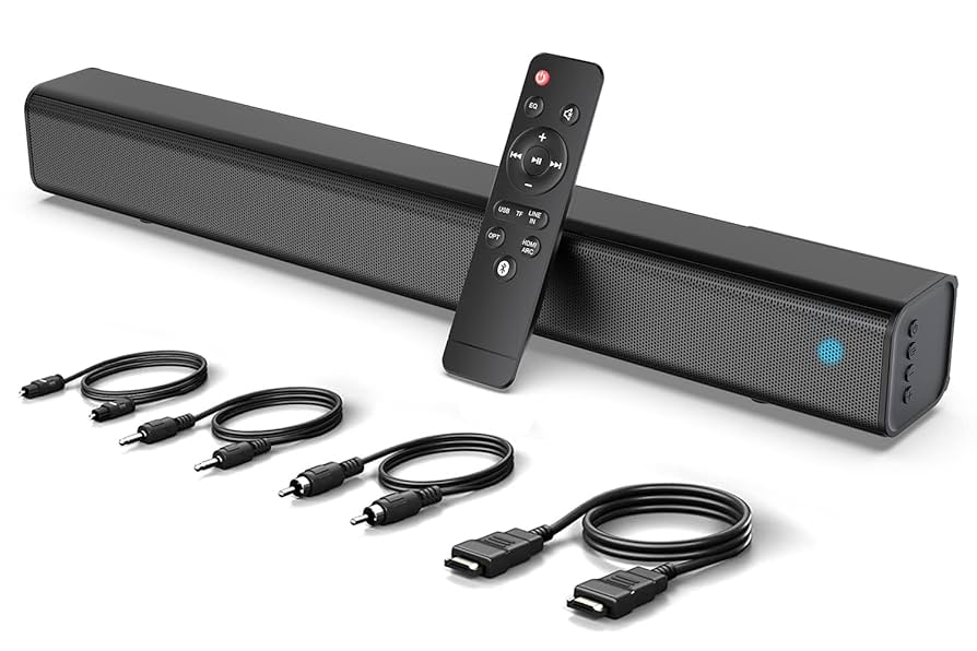 サウンドバー テレビ用スピーカー PC用シアターバー 高音質 多機能