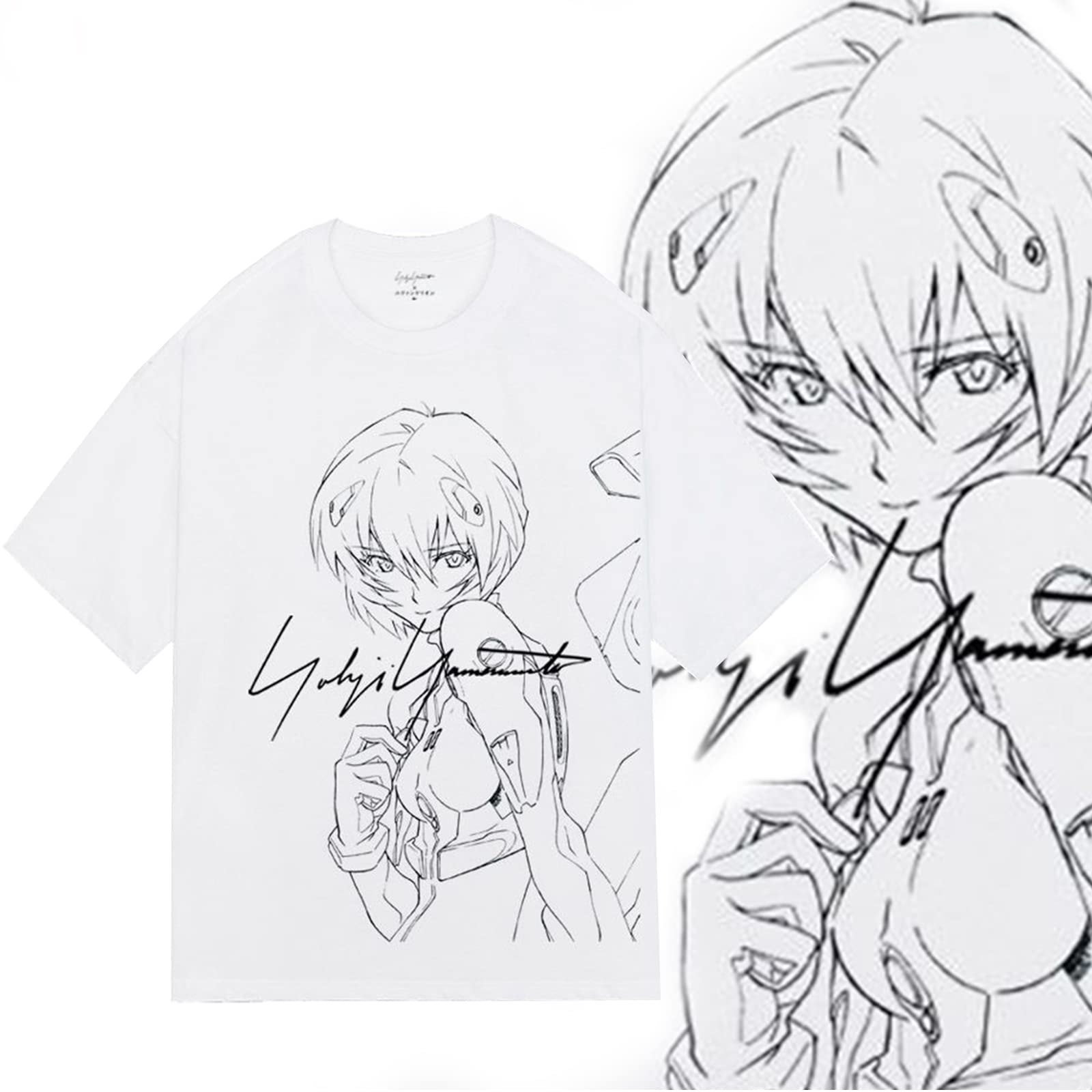 Amazon.co.jp: PANHUI 新世紀エヴァンゲリオン 綾波レイ Tシャツ