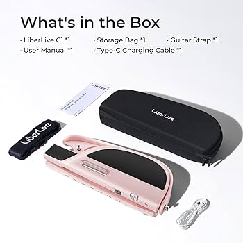 Amazon.com: LiberLive C1 Stringless Smart Guitar, Foldable Travel