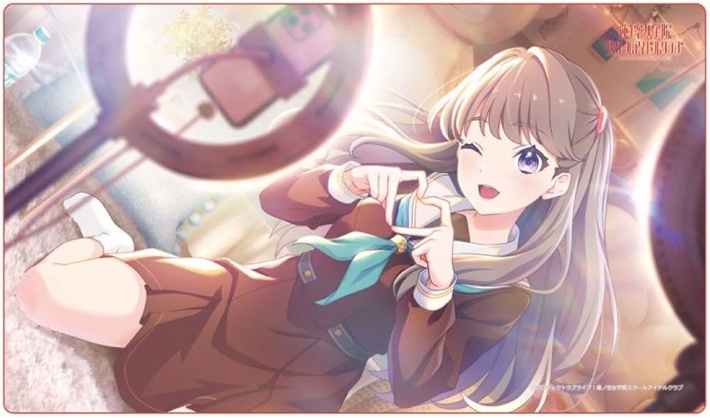ラブライブ！蓮ノ空 マルチデスクマット 花帆&慈 プレイマット】マルチ
