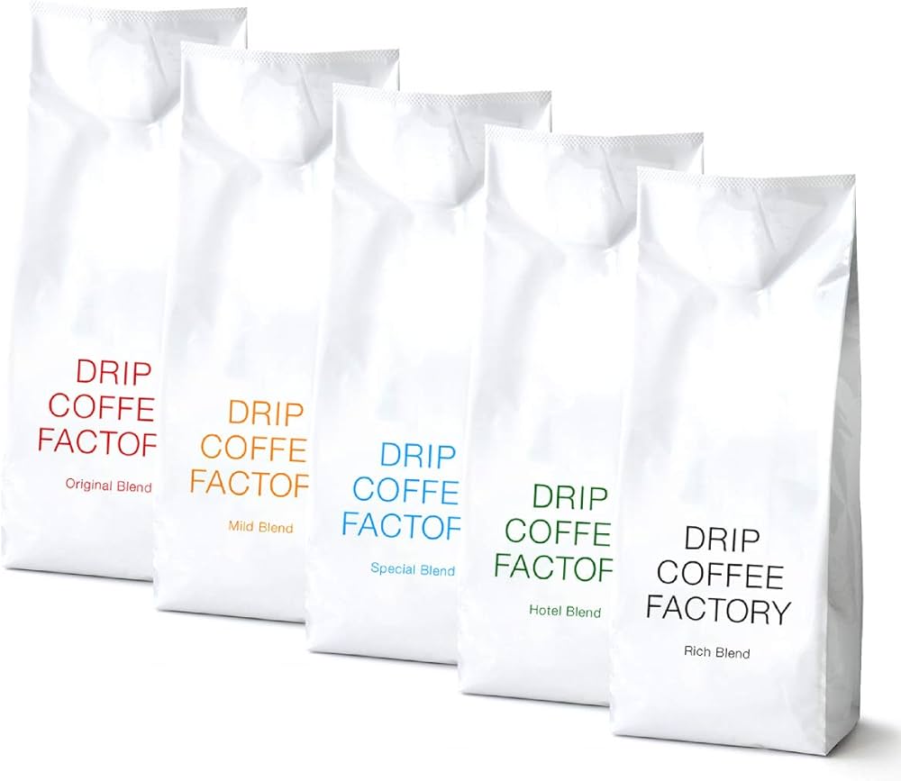 Amazon.co.jp: ドリップコーヒーファクトリー 違いを楽しむ 5種 飲み