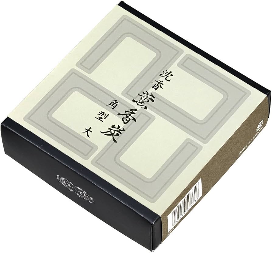 Amazon.co.jp: 玉初堂のお線香 沈香薫香炭 角型 大20枚 #861 : ホーム
