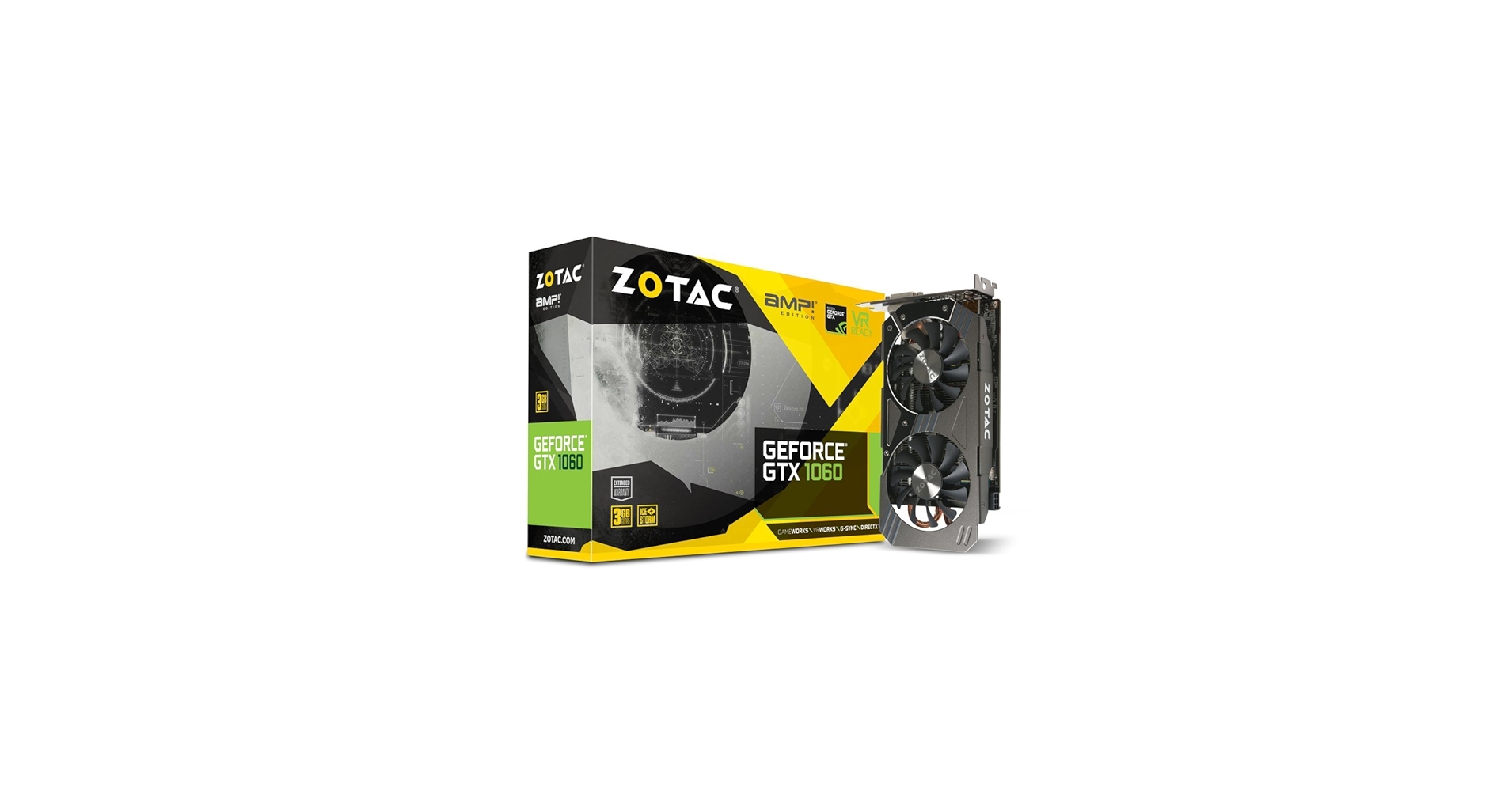 Amazon.com: Zotac Zotac Gtx 1060 3GB Ddr5 Amp Edition (Zt-P10610E
