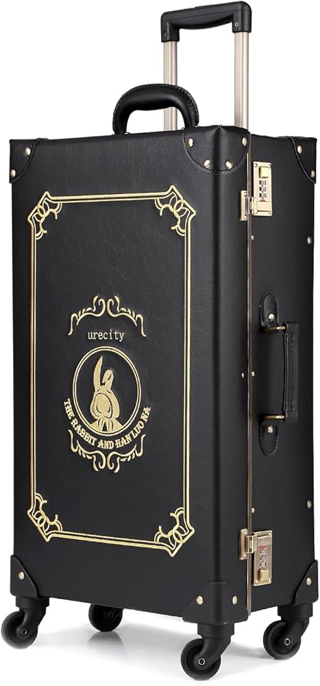 Amazon.co.jp: [urecity] トランクケース キャリーバッグ 革 手作り