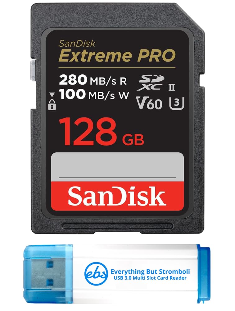 Amazon.com: SanDisk 128GB SD Extreme Pro UHS-II Memory Card Works