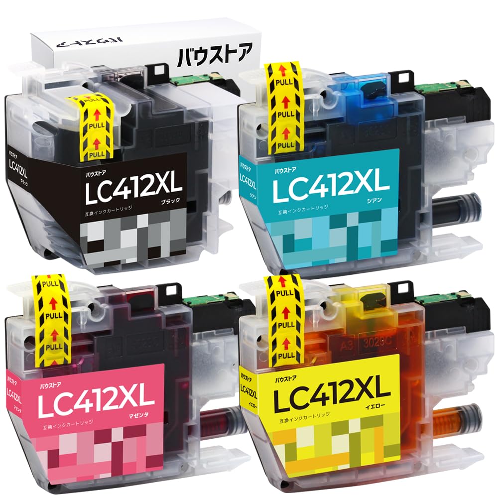 プリンター・複合機 brother LC412XL-4PK ブラザー LC412XL-4PK [4色