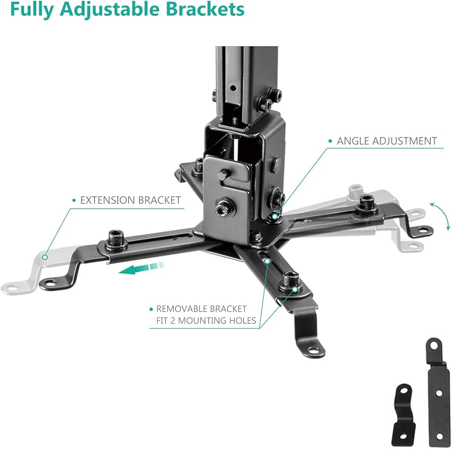Amazon | WALI ユニバーサルプロジェクターマウント プロジェクター