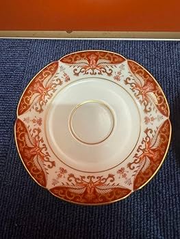 Amazon.co.jp: 1603 有田焼 賞美堂 其泉窯 赤濃金彩唐草コーヒー碗皿2