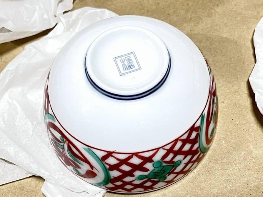 Amazon | たち吉 赤絵 湯呑み茶碗 5客セット 湯呑 湯飲み 茶器 お茶呑