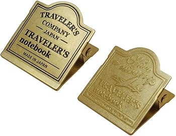 Amazon | トラベラーズノート ブラス クリップ TRCロゴ柄 43089006