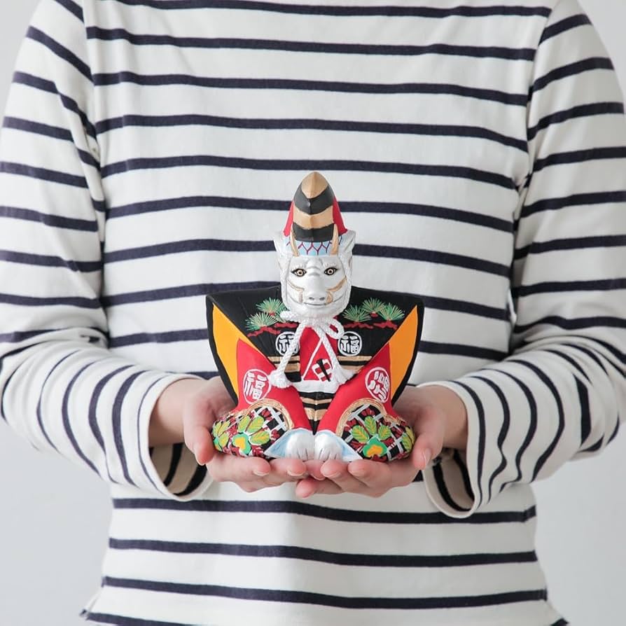 Amazon.co.jp: 柴田闘夫作 招福 博多人形 干支飾り 干支 辰 置き物 龍