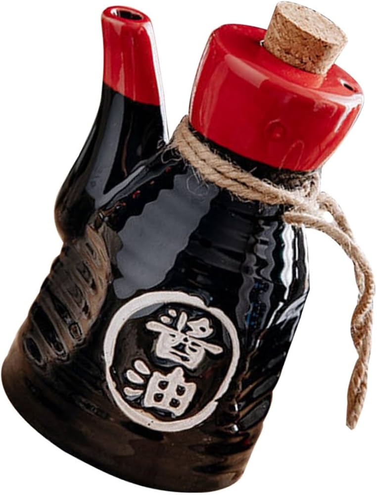 Amazon.com: HANABASS Ceramic Soy Sauce Dispenser With Cork Top
