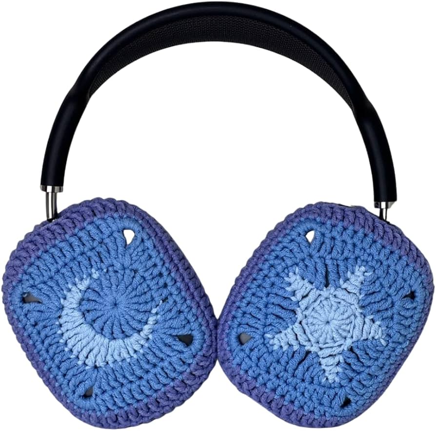 Amazon | Apple Airpods Max かぎ針編みヘッドホンカバー かわいい