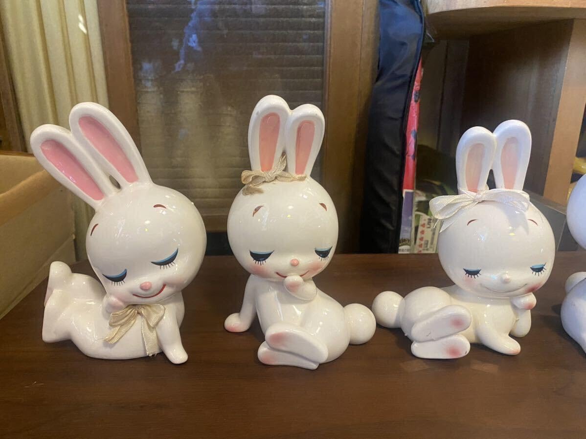 内藤ルネ JUDY 陶器 貯金箱 ピンクの帽子 内藤ルネ JUDY 陶器 貯金箱