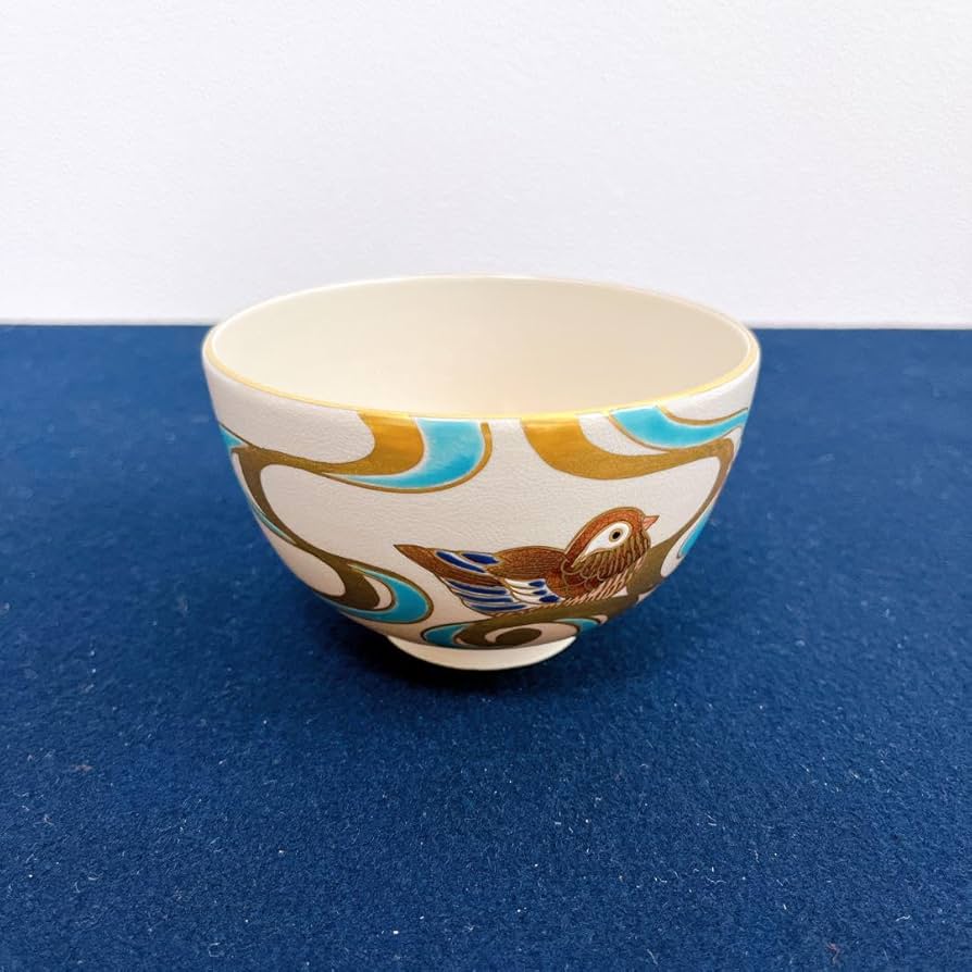 ギャラ藤]平安紫雲(橋本紫雲) 造/伊羅保釉戌茶碗/共箱/B-2320 (検索