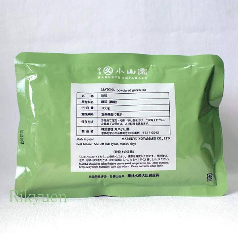 宇治 丸久小山園 抹茶 五十鈴 袋入 100g 4袋 小山園 ⑦ 五十鈴 |