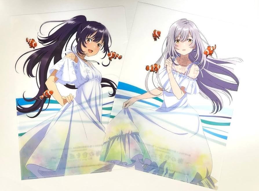 Amazon | 色づく世界の明日から 月白瞳美 月白琥珀 クリアファイル(2枚