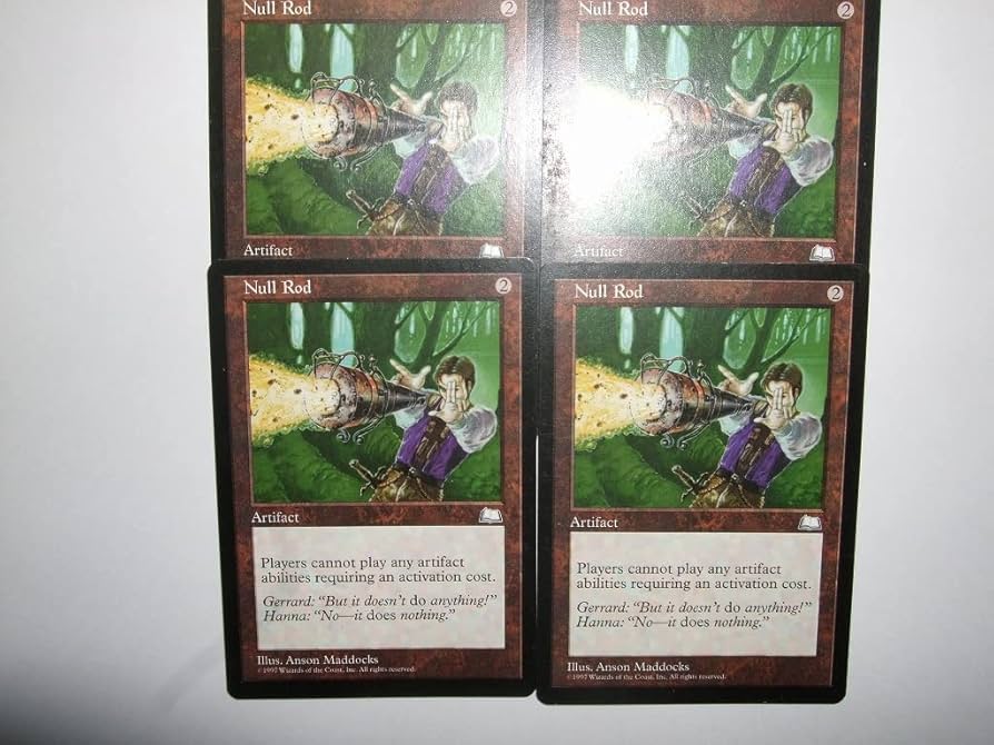 MTG ○MTG○ウェザーライト版○無のロッド/Null Rod○日本語