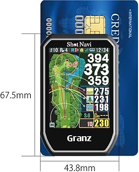 Amazon | Shot Navi(ショットナビ) Granz BK ゴルフGPS タッチパネル