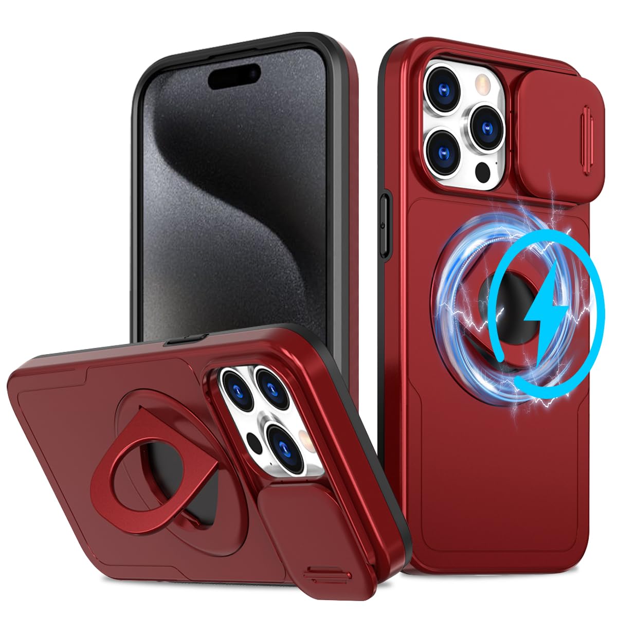 Amazon.co.jp: JSCOMYAP iPhone 15 Pro Max 用 ケース MagSafe対応