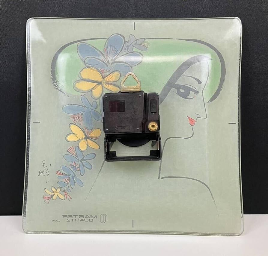 小島功 金の女 ガラス絵皿 昭和レトロ 美人画 アートプレート 置物