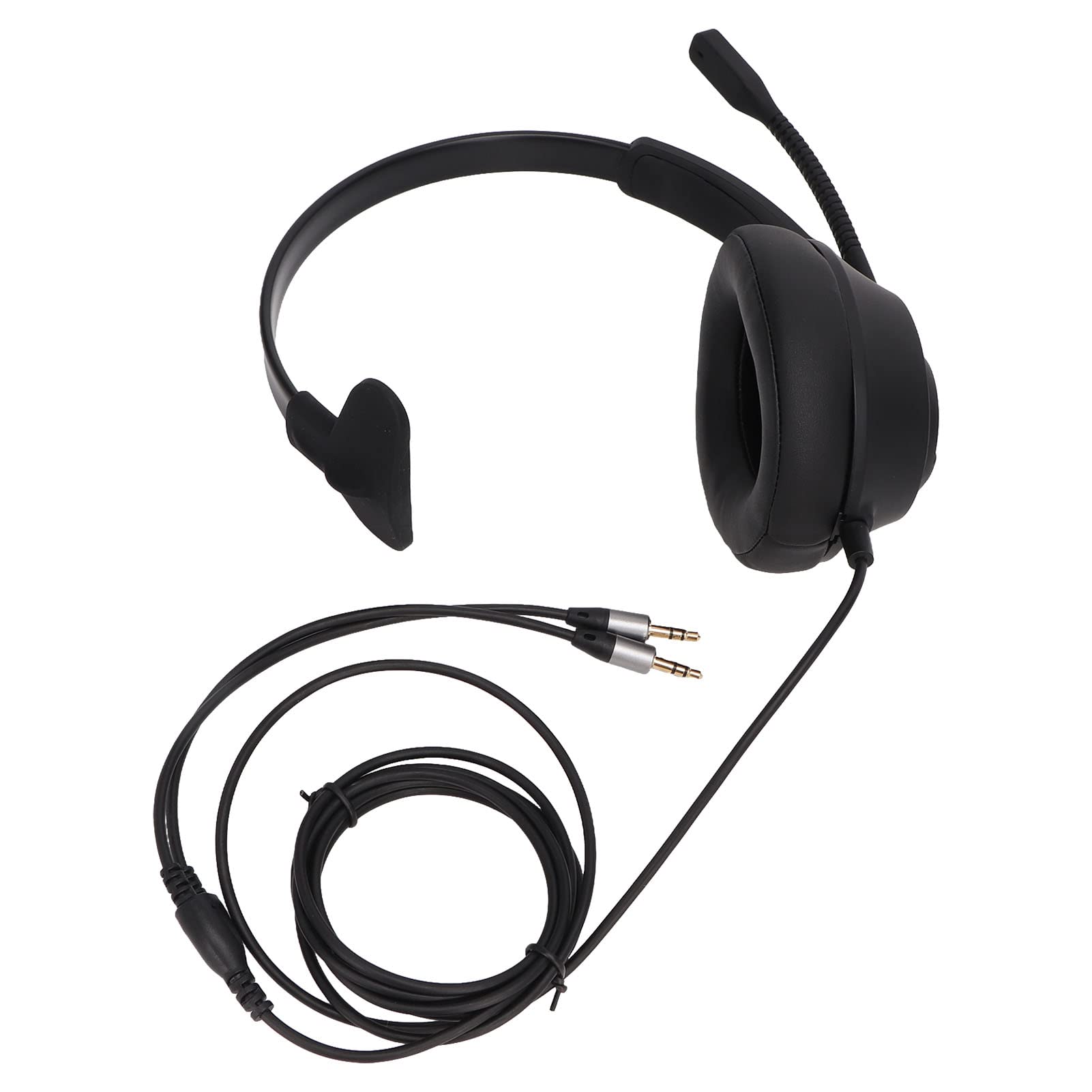 Amazon | 3.5mm 通信ヘッドセット ENC ノイズキャンセリング 片耳