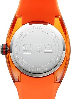 Amazon.co.jp: [グッチ]GUCCI 腕時計 グッチシンク オレンジ文字盤
