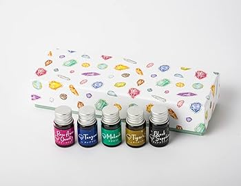Amazon.co.jp: ラメを愉しむインク5色セットつき ガラスペンのある毎日