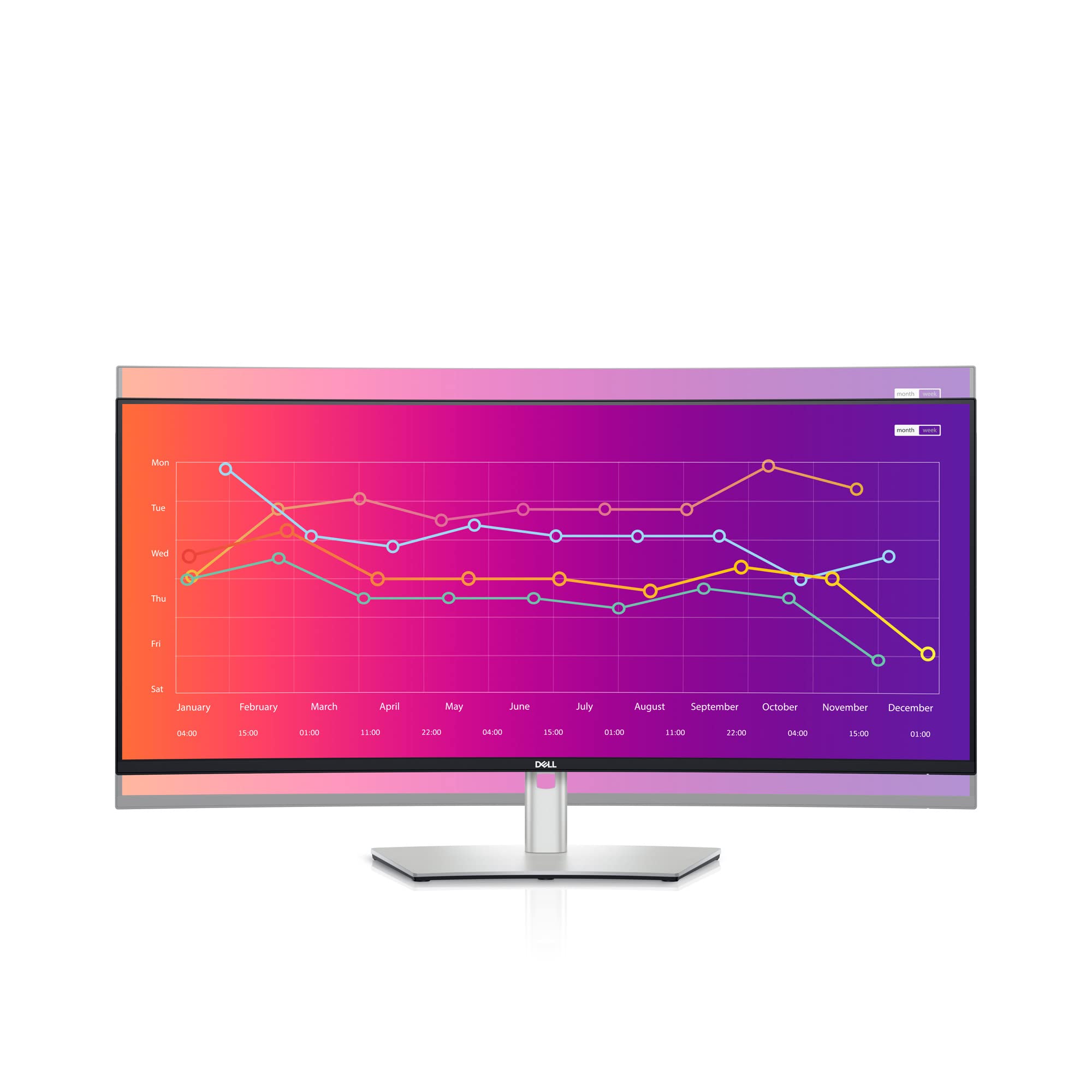 Amazon.com: Dell U3821DW UltraSharp Curved USB-C Hub Monitor