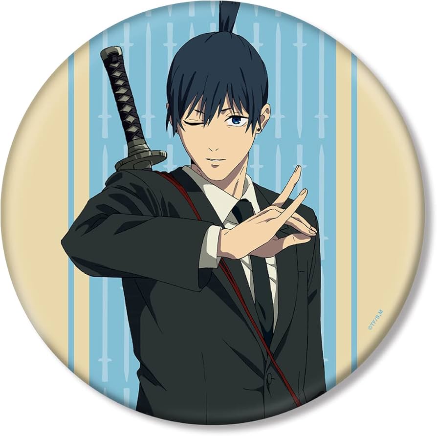 Amazon.co.jp: チェンソーマン 早川アキA BIG缶バッジ : おもちゃ