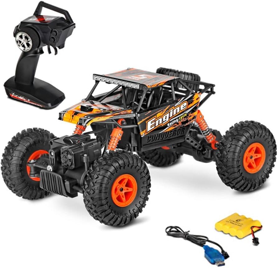 Amazon.co.jp: 1:18 スケール 9KM/h 高速 RC モンスタートラック 4WD