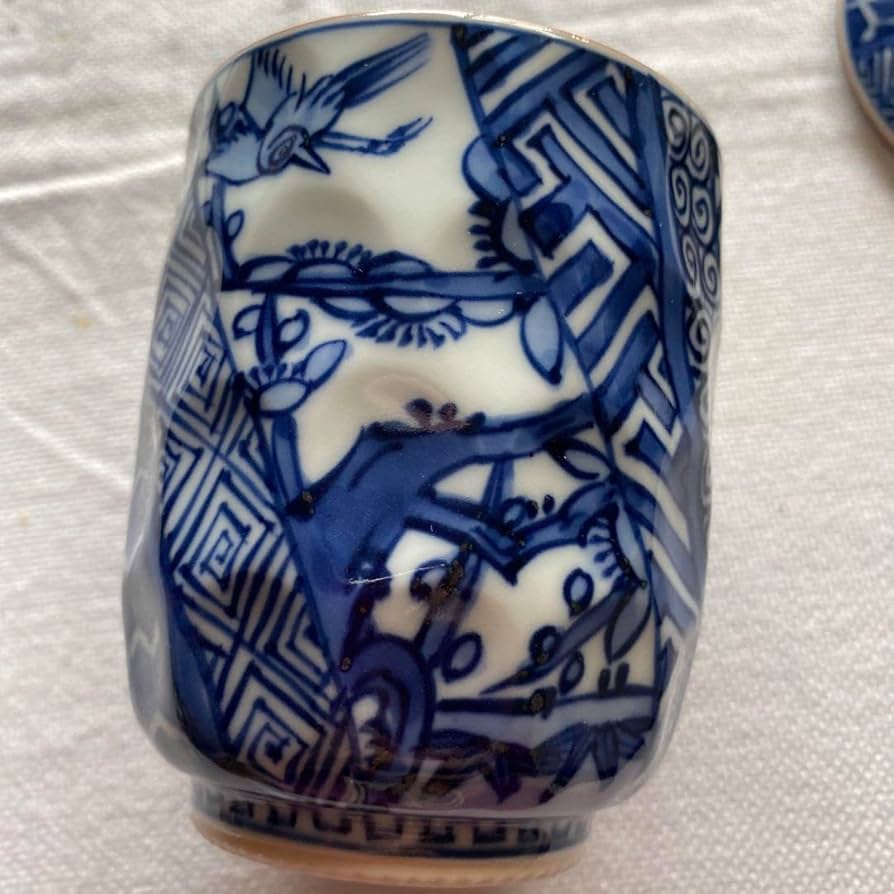 ☆ 平安瑞古 京焼 祥瑞湯呑 ☆ 平安瑞古 京焼 祥瑞湯呑