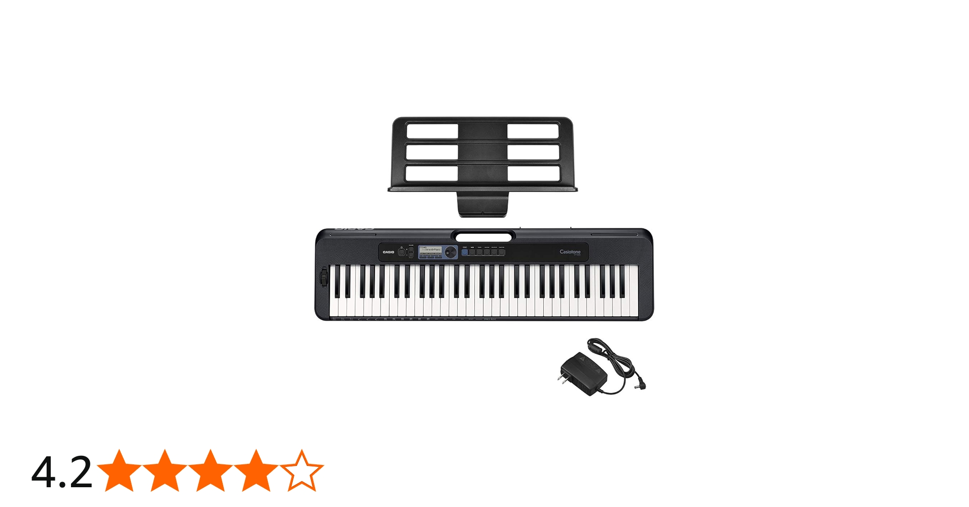 Amazon | CASIO CT-S300 ブラック 61鍵盤 Casiotone キーボード 電子