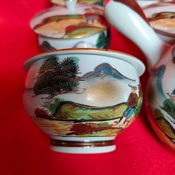 古九谷 九谷焼 赤絵 浅井一毫 旭山 庄三 アンティーク九谷焼 古九谷