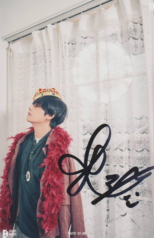 BTS テテ V 直筆サインパネル Amazon.co.jp: BTS 防弾少年団 ヴィ V キム