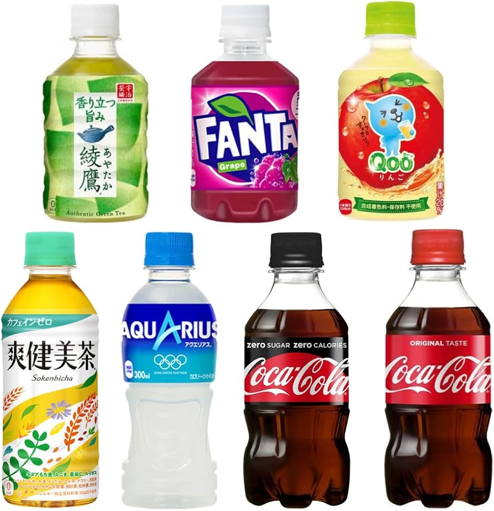 Amazon.co.jp: コカコーラ ミニボトル 7種 PSJバラエティBOX（コカ