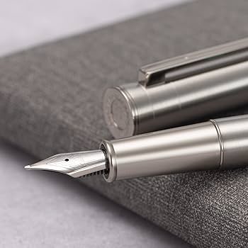 Amazon | Hongdian 1861ステンレススチール万年筆ロングブレードペン先