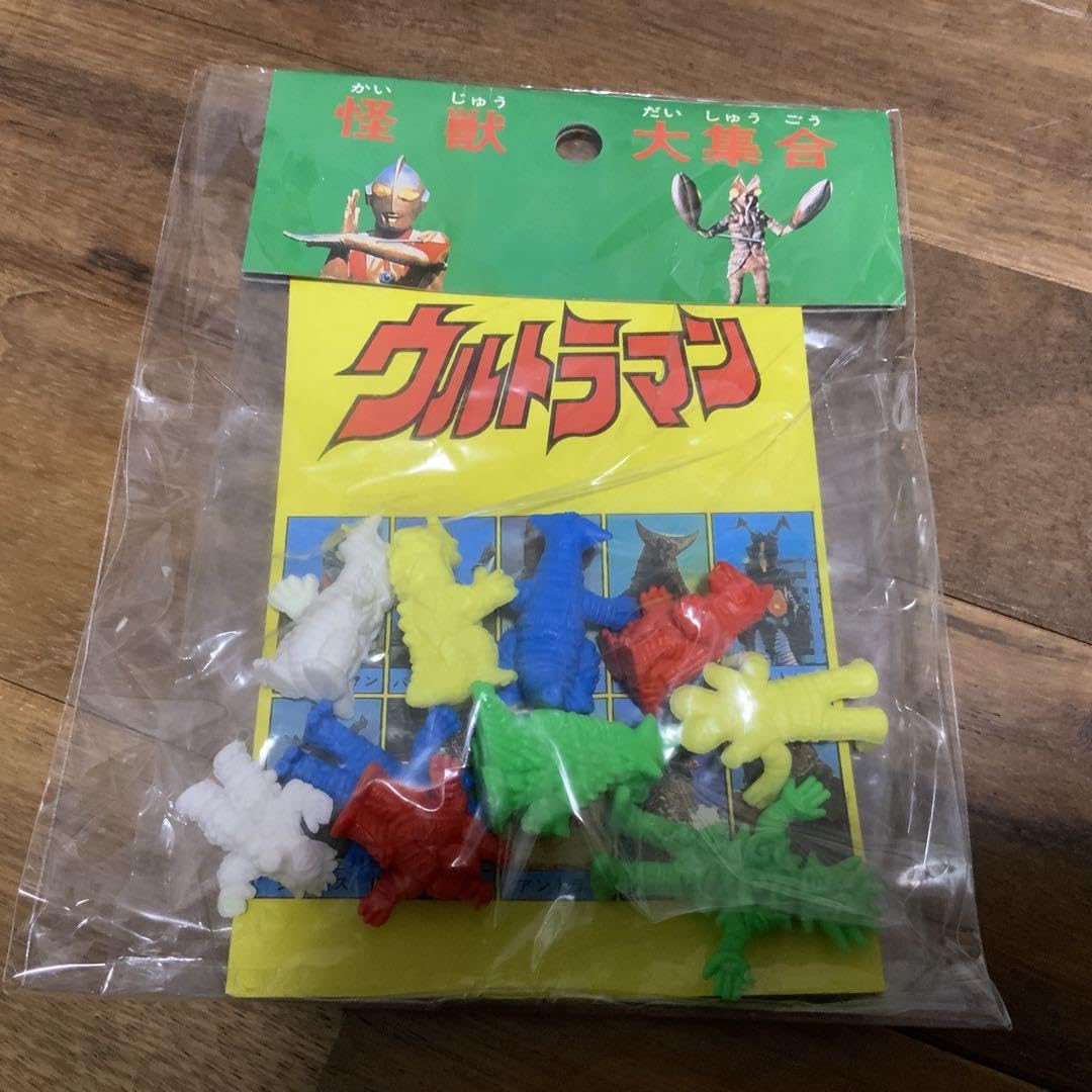 怪獣 ウルトラマン キン消し 黃色 105 個セット ダブリ無。ポピー 丸越