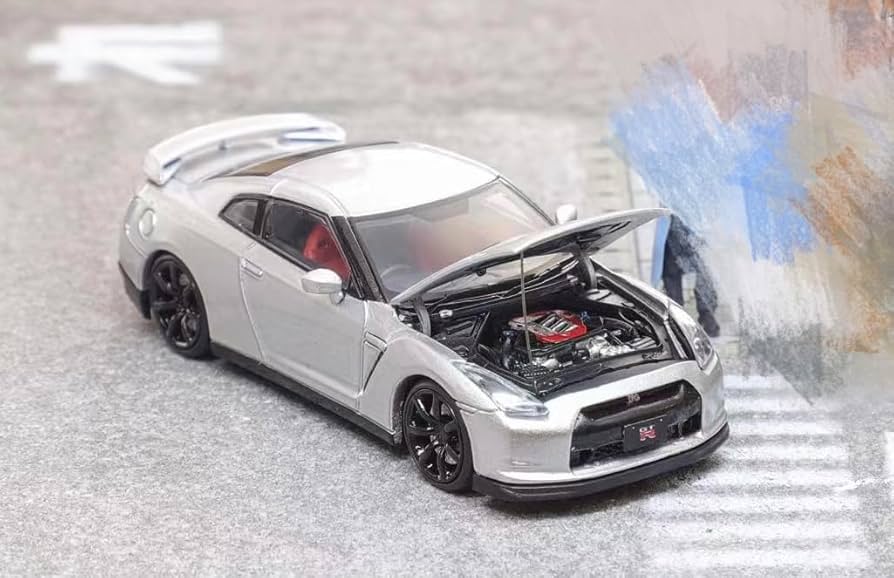 Amazon | 1/64 Focal Horizon 日産 R35 GT-R 日産 シルバー [並行輸入