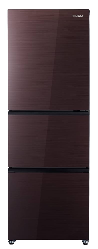 美品2023☆ハイセンス☆3ドア冷凍冷蔵庫☆ダークブラウン☆HR-G2802BR
