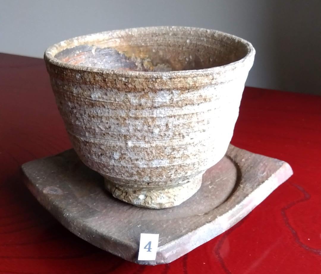 越前焼の名工 白越不朝（塩越窯）自然灰釉究極美の