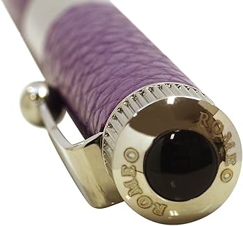 Amazon | No.3 ロメオ ボールペン 本革レザー【ロイヤルパープル