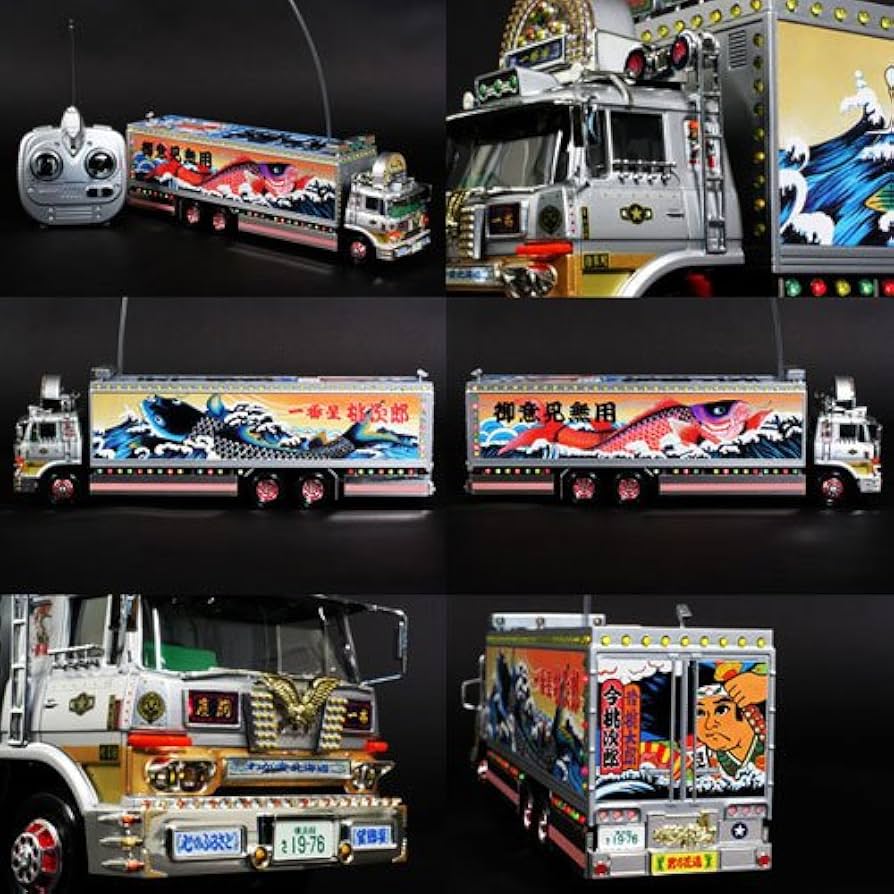 Amazon.co.jp: スカイネット 1/32 RC トラック野郎 No.13 望郷一番星