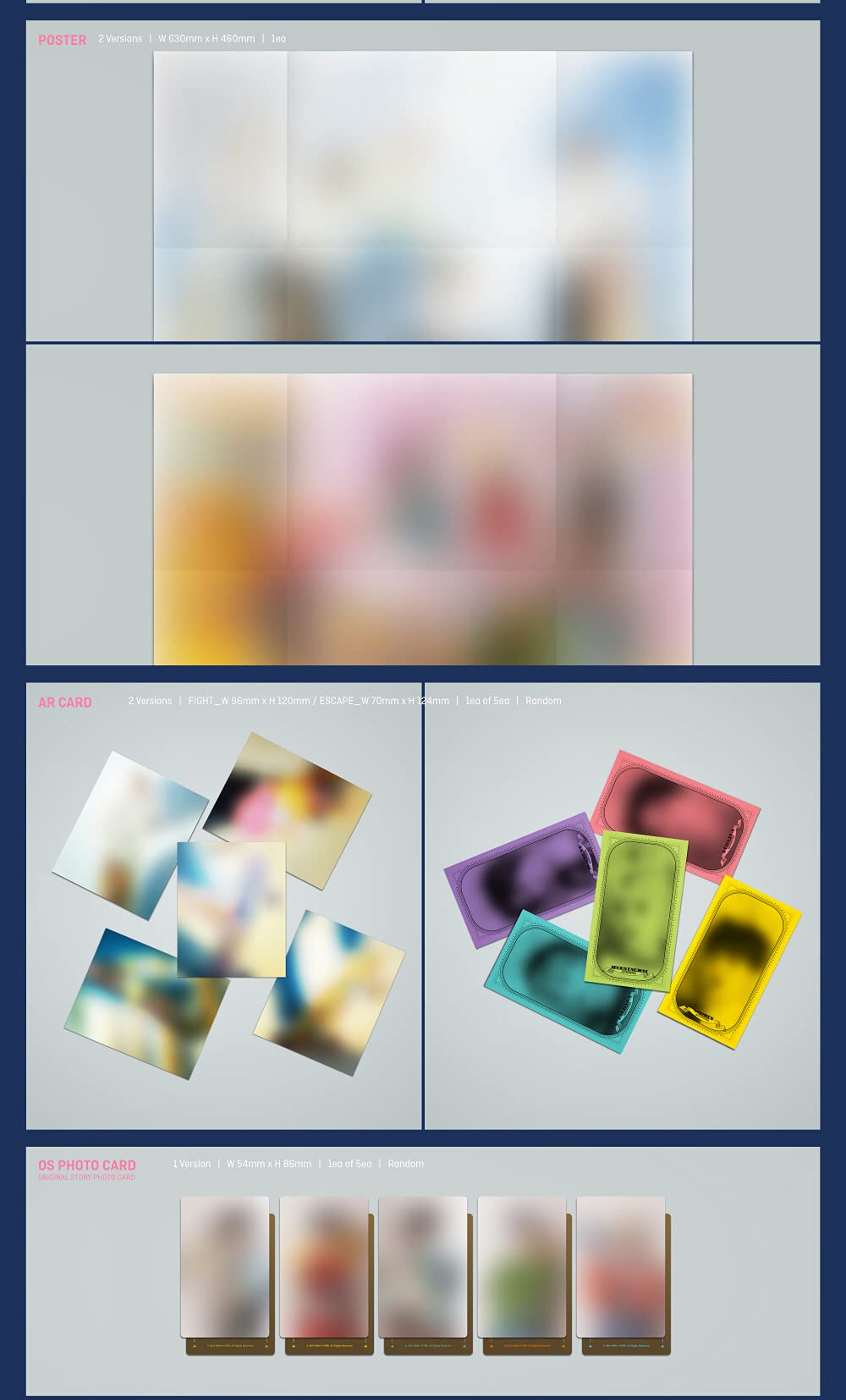 TXT fight or escape インスタントフォト チェキ TXT fight or escape