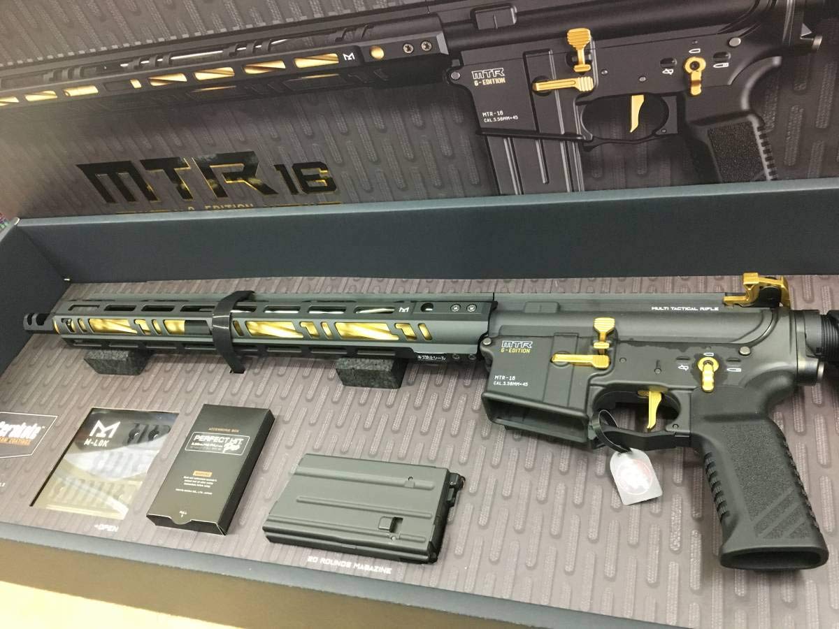 MTR16 ガスガン Gold Edition MTR-16 ガスガン ゴールドエディション