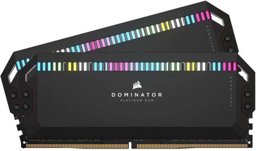 CORSAIR DOMINATOR PLATINUM RGB DDR5 RAM 32GB (2x16GB) 5600MHz CL36