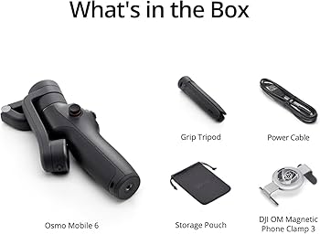Amazon.com: DJI Osmo Mobile 6 Gimbal Stabilizer for Smartphones, 3